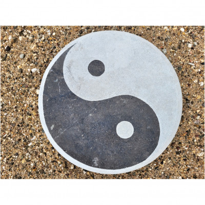 Trittplatte Yin Yang